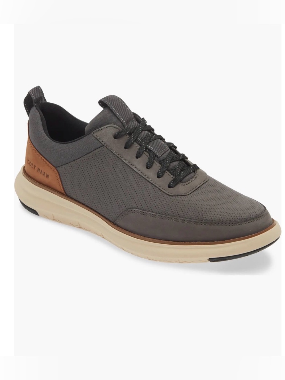 Cole Haan Grand Remix Men's Mesh Lace-Up Lightweight Sneakers Gray US 11 M